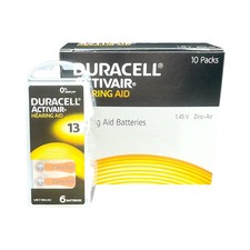 Duracell Activair Hearing Aid Batteries Size 13 New Fresh Exp-9-2029 picture