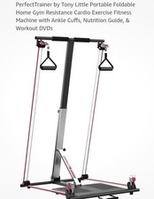 New Rare Hard To Find Tony Little PerfectTrainer Portable/Foldable Home Gym picture