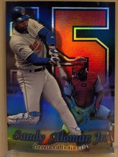 1999 Flair Showcase ROW 2 LEGACY #140 Sandy Alomar Jr Indians RARE PARALLEL /99 picture