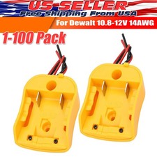 Power Connector DIY Battery Adapter Holder Dock For DeWalt 18V/20V Max Battery picture