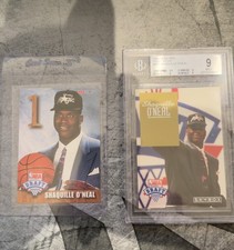 Shaq 1992-93  Rookie Redemption and BGS 9 SkyBox 1992-93  DP1 BGS 9 Magic  picture