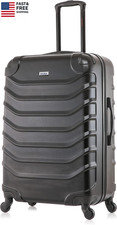 ENDURANCE Luggage with Spinner Wheels | Durable Lightweight Hardside Suitcase, S picture
