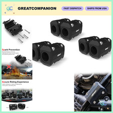 3 Pair Engine Guard Bumper Crash Bar Protectors 22mm/25mm/28mm - Heavy Duty Safe picture