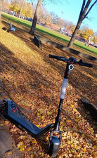 NIU KQI300X Electric Kick Scooter Black Hydraulic Suspension Dual Brakes Folding picture