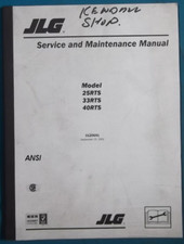 JLG 25RTS 33RTS 40RTS SCISSOR LIFT SERVICE SHOP REPAIR WORKSHOP MANUAL 3120691 picture