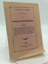 LA VIRGEN DE LA ACADEMIA LEYENDA RELIGIOSA - Gaspar Bono Serrano - 1872 -Spanish picture