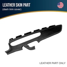 Fits 12-14 Chevrolet Camaro Leather Dash Trim Cover Gray Stitch  picture