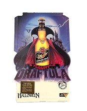 Vintage 90s Miller Genuine Draft Count Draftula Halloween Beer Cardboard Display picture
