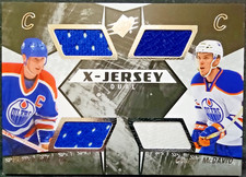 2015-16 SPx X-Jersey Dual Patch Connor McDavid & Wayne Gretzky #XD-MG Rookie RC picture