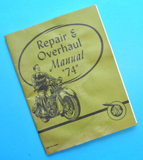 1930's - 1940's Indian Motorcycle Service Manual Chief 