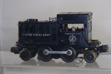 Lionel Postwar No. 41 US Army Switcher Tested Runs Cracked Shell Repair picture