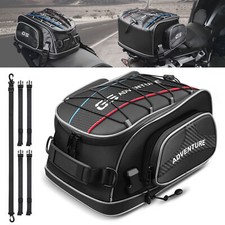 Motorcycle Tail Bag Seat Pack Travel Rear Luggage Rack Carry Bag Waterproof 15L picture