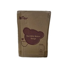 Bear Nut Milk Maker Beige Automatic Soy Milk Machine 120v 1.2L Max DJJ-E08R1 picture