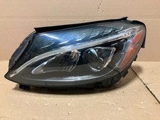 PARTS    2015-2018 Mercedes C-Class LED w/o AFS LH Driver OEM Headlight 194516 picture