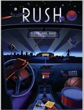 OFFICIAL Rush Cleveland Ohio Concert Poster 9/17/26 & 9/19/26 xx/500 Made picture