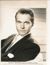 HELMUT DANTINE German Original Vintage 1940s Warner Bros Key Book Portrait Photo picture