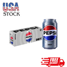 Diet Pepsi Cola Soda Pop 12 fl oz 12 Pack Cans ****** picture