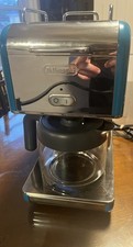 DeLonghi kMix drip coffee maker 10 cups manufacturer blue   picture