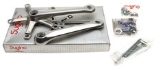 Sugino Aero Mighty Crankset 165mm Silver No Chainrings NOS NEW Vintage picture