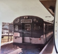 Vintage 1972 Cleveland /Shaker Hts Trolly Car Railroad Photos Lot 12 Date & ID picture