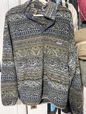 Patagonia Synchilla Vtg 90s Snap-T Fleece PulloverTradewinds XL - Missingbutton picture