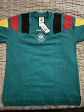ADIDAS GERMANY DFB EQT TEE EQUIPMENT GREEN MEN’S SMALL  BRAND NEW WITH TAGS picture
