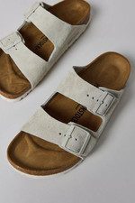 Birkenstock Women's Arizona Suede Sandals New With Box US8/EU39 Oyster picture