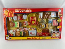 Rare CDI 2001 McDonald's 50 Piece Deluxe Mealtime Play Food Set 81120 NEW IN BOX picture