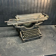 ANTIQUE UNDERWOOD NO 5 BLACK STANDARD TYPEWRITER 1919 Works picture