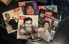 Vintage Life Magazines (6) Elizabeth Taylor, Frank Sinatra etc 1990s Collector picture