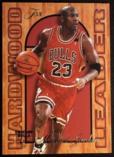 1995-96 Fleer Michael Jordan #4 Flair Hardwood Leader Bulls picture