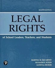 Legal Rights of School Leaders, Teachers, and Students Paperback-9780134997537 picture