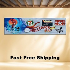 RAD BMX 2'X8' BANNER FLAG HELLTRACK RAD RACING picture