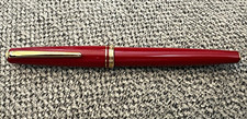 Vintage Montblanc Generation Fountain Pen 14K Nib Red and Gold Colored Untested picture