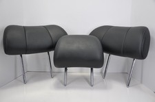 🚘▶️ 2015 - 2017 KIA K900 LUXURY REAR 3 HEADREST LEATHER BLACK SET COMPLETE OEM picture