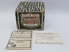 Vintage Pflueger Progress Single action reel Box #1774. Original box picture