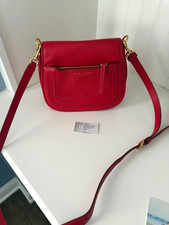 Marc Jacobs Empire City Mini Messenger Crossbody Red Apple Leather Gold 2018 picture