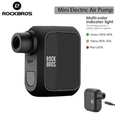 ROCKBROS Bike Mini Electric Air Pump Portable 100PSI Tire Inflator AV/FV picture