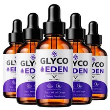 (5 pack) Glyco Eden Drops, GlycoEden Blood Support  Formula (2oz) picture