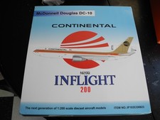 Ultra RARE Inflight 200 McDonnell Douglas DC-10 CONTINENTAL, 1:200 picture