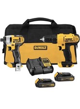 DEWALT 20V MAX Cordless Drill and Impact Driver, Power Tool Combo Kit, DCK240C2 picture