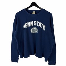 Vintage 2000s Big Ball Sports Penn State Nittany Thermal Boxy Shirt Size 2XL picture
