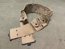 ORIGINAL WWI US ARMY M1910 M1903 RIFLE INFANTRY COMBAT 9 POCKET AMMO BELT-MILLS picture
