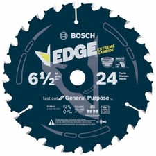 Bosch DCB624 6-1/2 In. 24 Tooth Edge Circular Saw Blade General Purpose ⭐️ picture