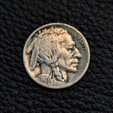 (ITM-7600) 1926-S Buffalo Nickel ~ Fine (F / FN) Condition ~ COMBINED SHIPPING picture
