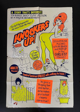 Vintage Large  Original Knockers Up Promotional Adult Movie Poster 1963 picture
