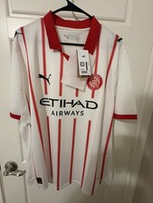 Puma Girona FC 25/26 Home Jersey White/Red Stripes Size XXL (BNWT) picture