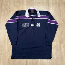 2000-2002 SCOTLAND RUGBY UNION SHIRT JERSEY LONG SLEEVE CANTERBURY sz L MEN picture