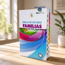 Biblia De Estudio TraducciónLenguaje Actual FamiliasSaludables Tapa Dura Índice  picture