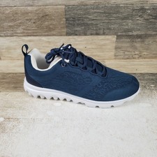 Propet Travelactiv Womens Shoes Sz 8.5 D Navy Mesh Comfort Lace Up Sneakers picture